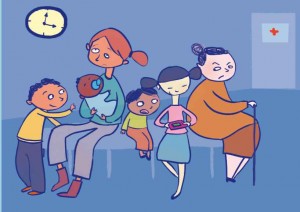 Ilustración de Sara Rojo para la Plataforma de Infancia