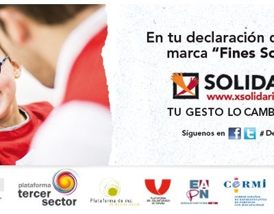 Marca fines sociales en tu declaración de la renta