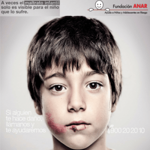 Imagen de la campaña de la Fundación ANAR